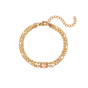 Pulseira Elegância Marquês Zircônia Burnetts Joias