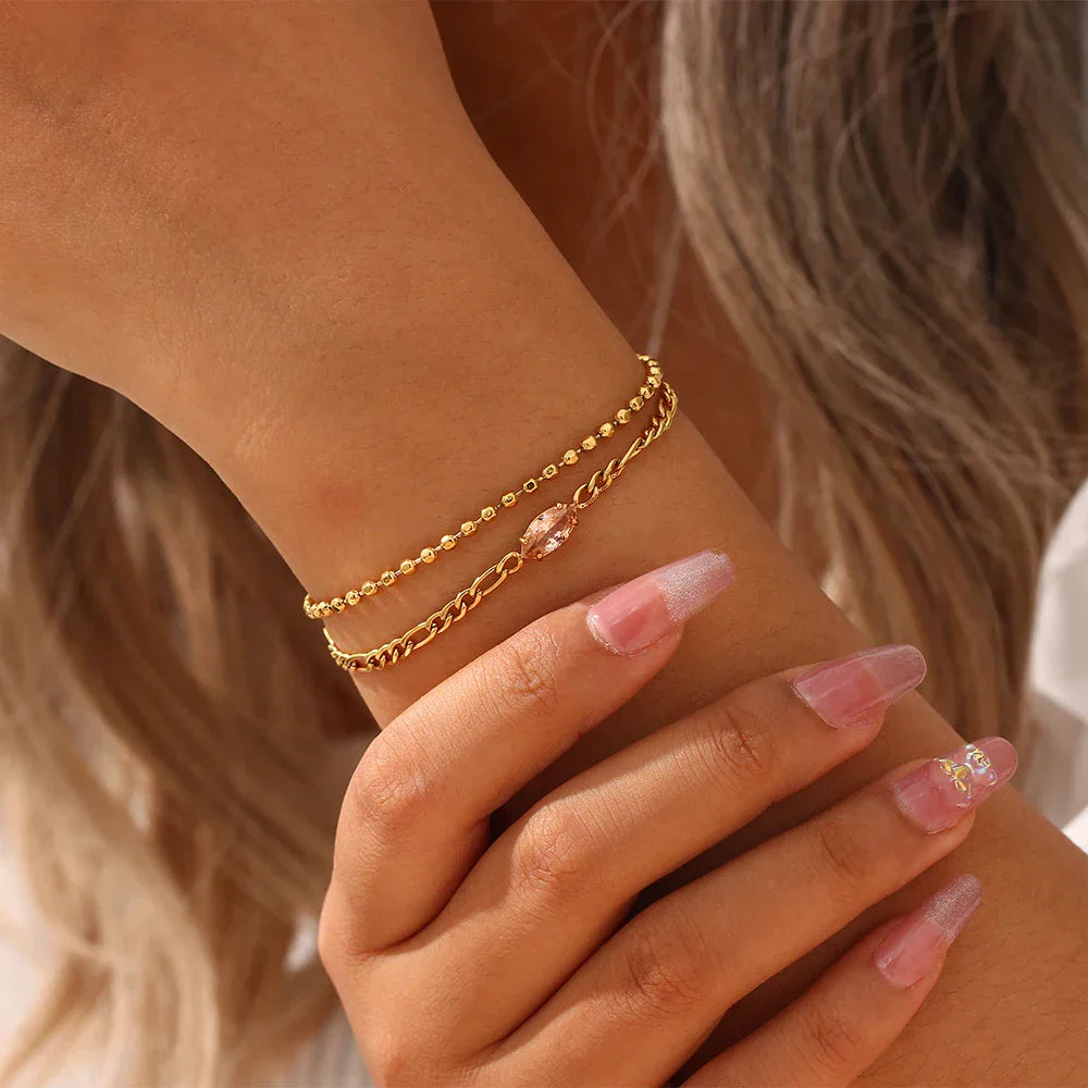 Pulseira Elegância Marquês Zircônia Burnetts Joias