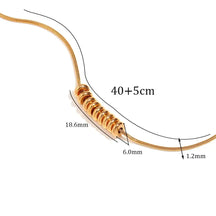 Colar Minimalista de Zircônia Banhado a Ouro 18K