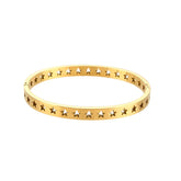 Pulseira Estrelada Burnetts Joias em Aço Inoxidável