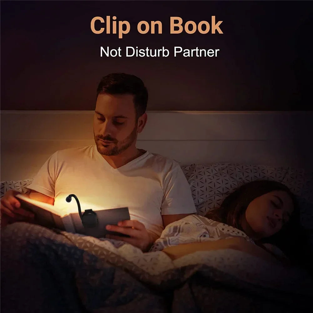 Mini led proteção para os olhos luz noturna de leitura ajustável clip-on lâmpada de mesa recarregável lâmpada de mesa de estudo para livro de viagem quarto