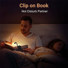 Mini led proteção para os olhos luz noturna de leitura ajustável clip-on lâmpada de mesa recarregável lâmpada de mesa de estudo para livro de viagem quarto