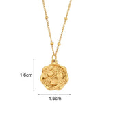 Colar Romântico Sakura Banhado a Ouro 18K
