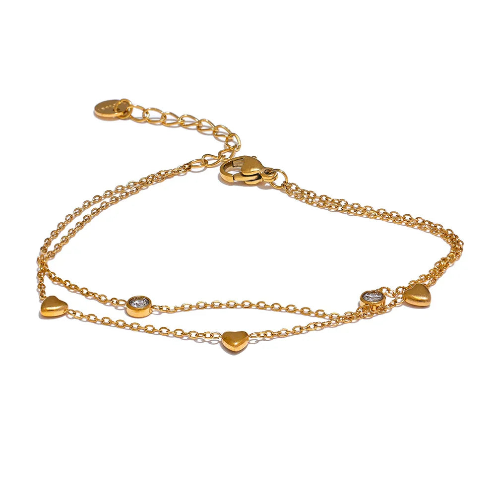 Pulseira Dupla Burnetts Joias: Elegância e Charme
