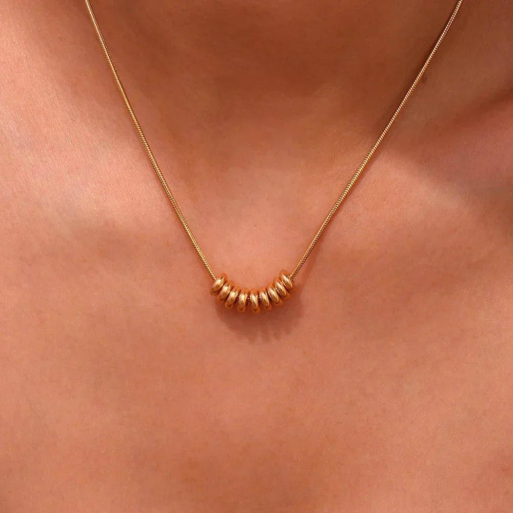Colar Minimalista de Zircônia Banhado a Ouro 18K