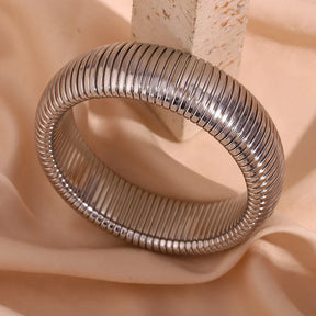 Pulseira Chunky Burnetts Banhada a Ouro e Prata