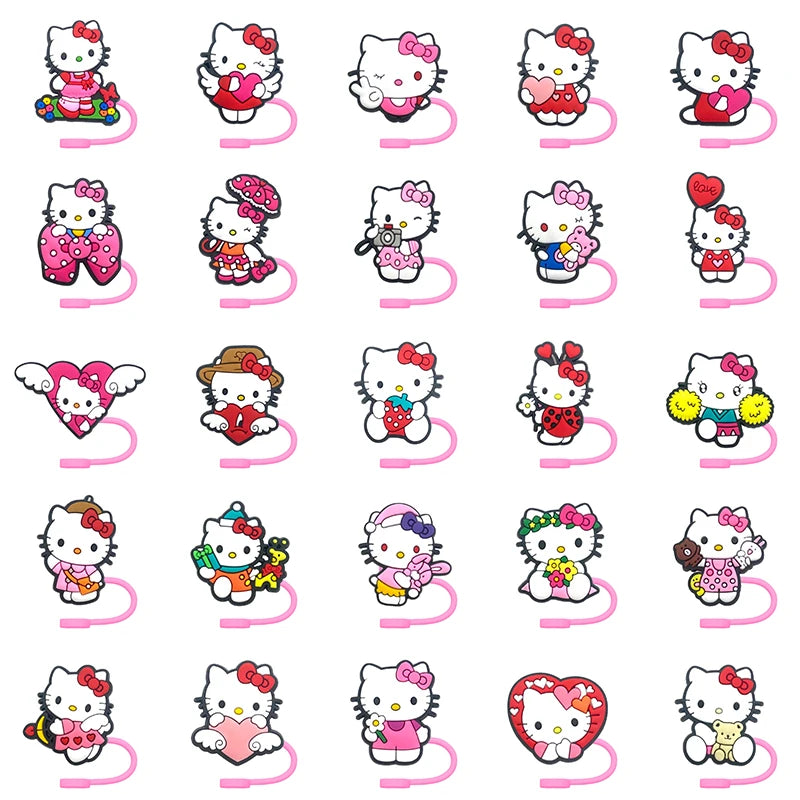 Tampa Protetora De Canudo Para Copo Stanley Hello Kitty
