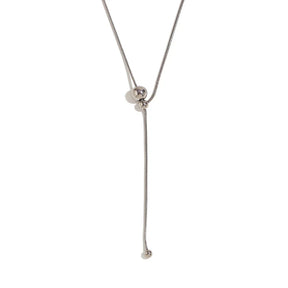 Colar Elegante Y-Shaped com Zircônia Banhado a Ouro 18K