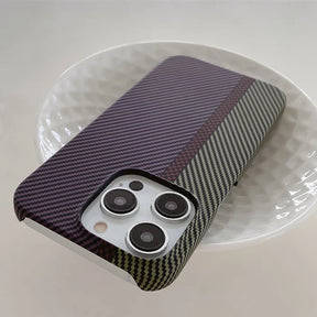 Capinha Para Iphone de Luxo em Fibra de Carbono