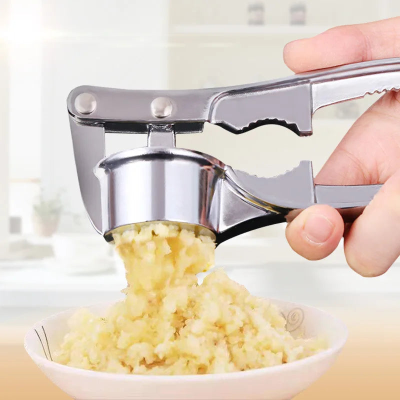 Prensa de alho triturador picador de cozinha aço inoxidável espremedor de alho manual ferramenta de moagem acessórios de cozinha