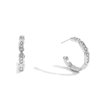Brinco Minimalista de Argola com Zircônia