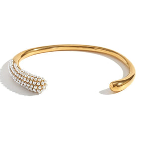 Pulseira Cobra Colorida com Zircônia Banhada a Ouro