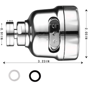 Torneira giratória 360 graus para cozinha, aerador ajustável, modo duplo, pulverizador, filtro, difusor, economia de água, bico, conector de torneira de banho
