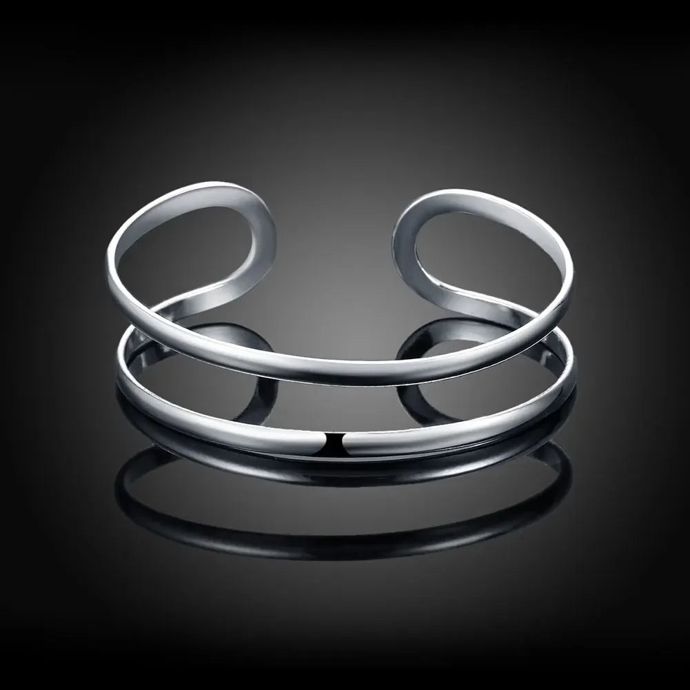 Pulseira Ajustável de Prata 925  Mulheres