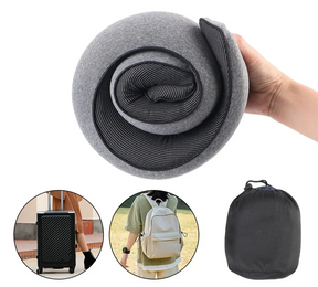 Travesseiro Super confort ErgoFlex Travel – O suporte perfeito para suas viagens e pausas.