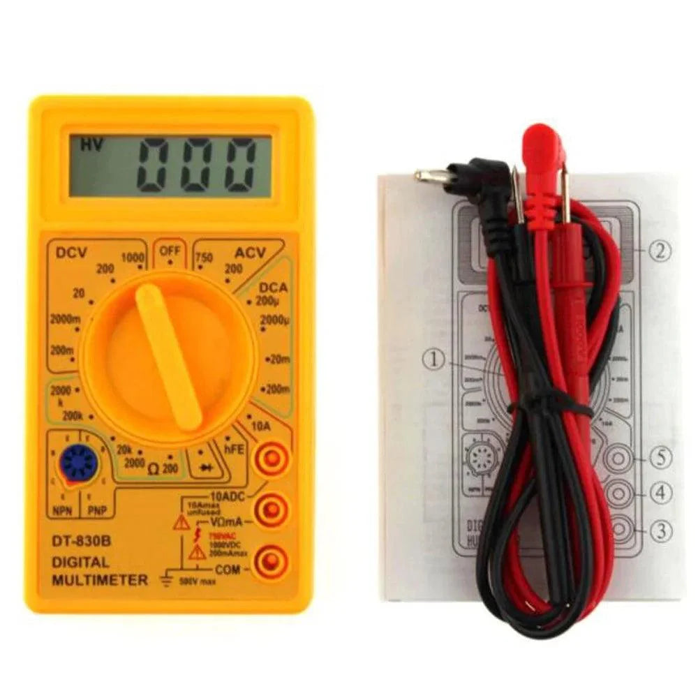 Multímetro Digital DT-830 DCV DCA com Bateria de 9V