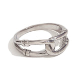 Anel Elegante de Camada Dupla em Aço Inoxidável 18K