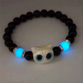 Pulseira Gatinhos que brilha no escuro