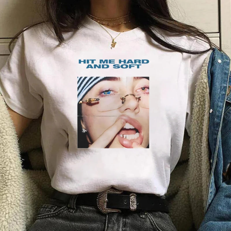 PROMOÇÃO RELÂMPAGO⚡️ - Camisa Hit me Hard and Soft - Billie Eilish