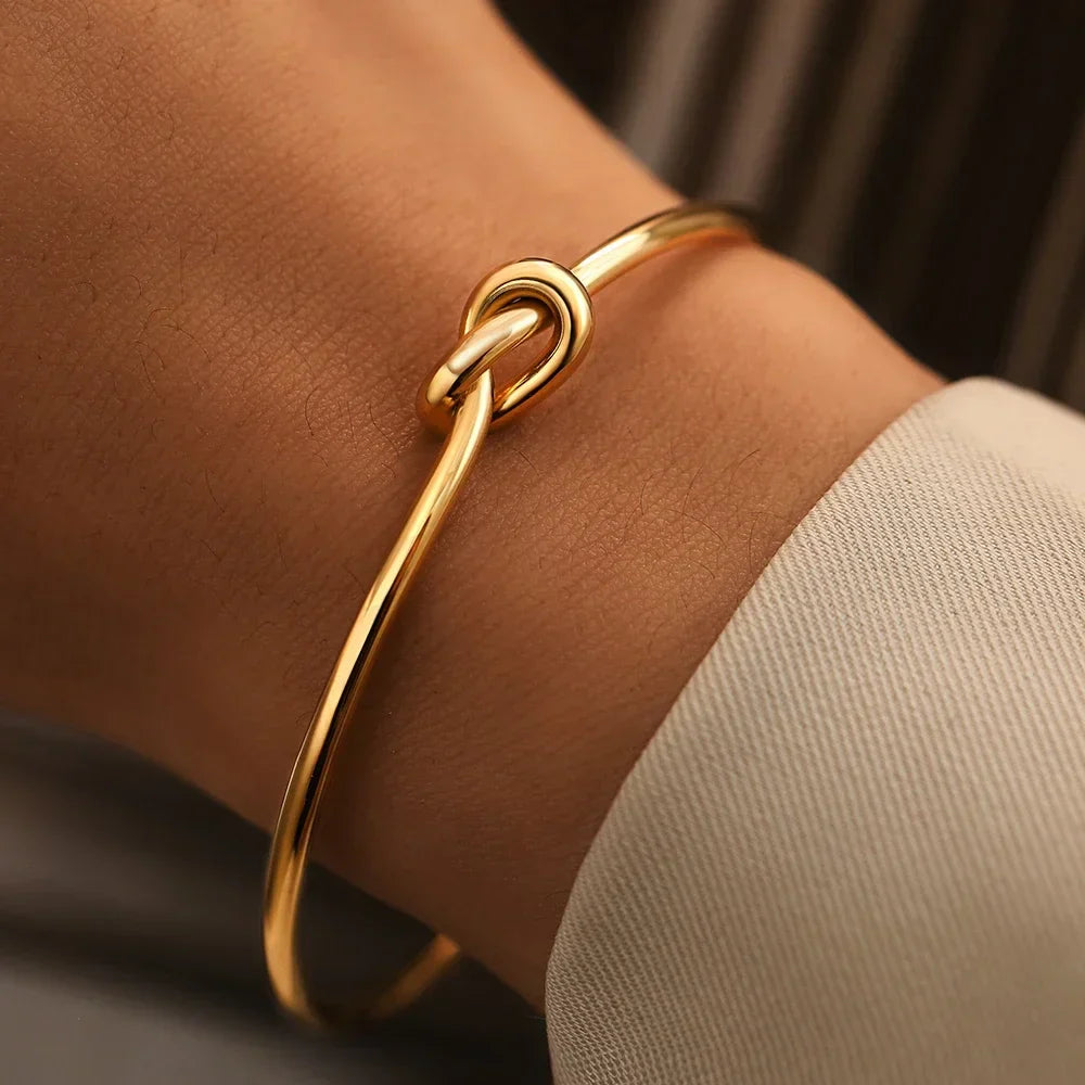 Pulseira Twist de Aço Inoxidável Burnetts Joias
