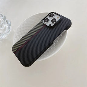 Capinha Para Iphone de Luxo em Fibra de Carbono