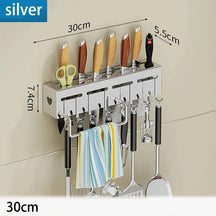 Organizador de Parede para Cozinha Aço Inox