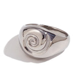 Anel Vortex Elegante Banhado a Ouro 18K
