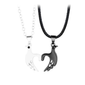 2pcs/set Pull Hook Hands Couple Necklace Pinky Swear Promise Love Hug Chain Necklace for Best Friend Couples Birthday Gifts