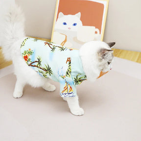 Roupinha Pet Camisa Havaí™ | Para Cachorro e Gato