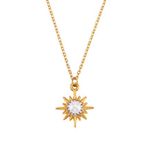 Colar Lucky Star com Zircônia e Pérola