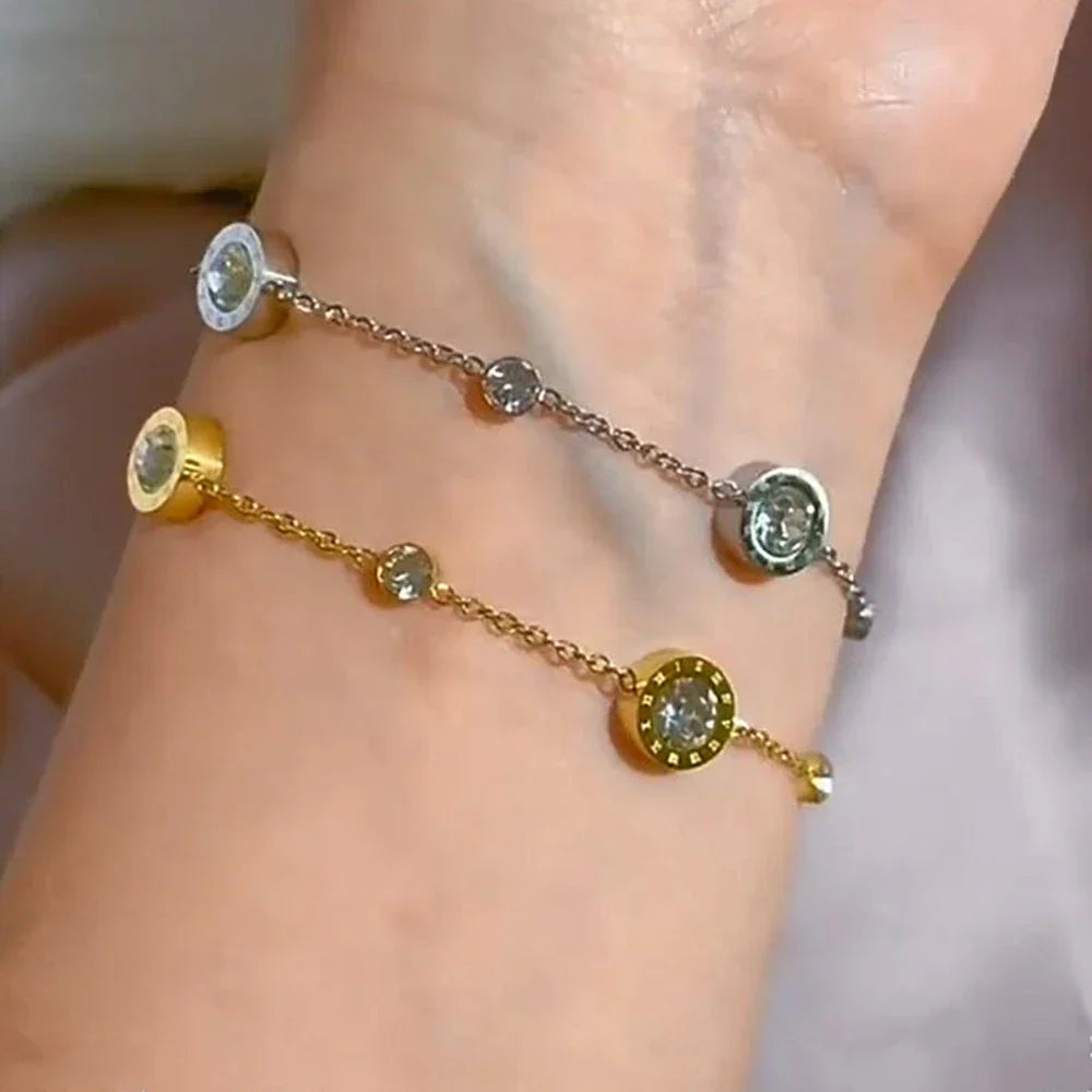 Pulseira de Cristal Vintage com Charme - Burnetts