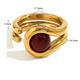 Anel Duplo com Zircônia Banhado a Ouro 18k