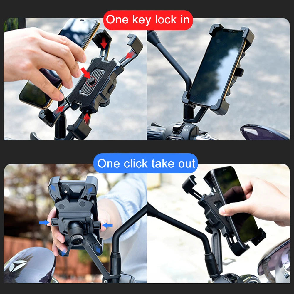 Novo suporte do telefone da bicicleta mtb estrada mountain bike suporte da motocicleta móvel celular suporte de montagem gps para acessórios da bicicleta