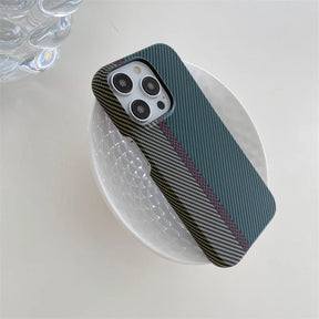 Capinha Para Iphone de Luxo em Fibra de Carbono