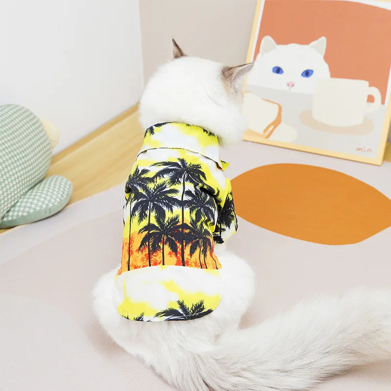 Roupinha Pet Camisa Havaí™ | Para Cachorro e Gato