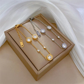 Pulseira de Cristal Vintage com Charme - Burnetts