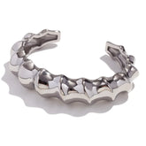 Pulseira Bambu Espiral em Aço Inoxidável Banhada a Ouro
