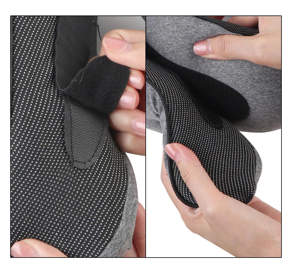 Travesseiro Super confort ErgoFlex Travel – O suporte perfeito para suas viagens e pausas.