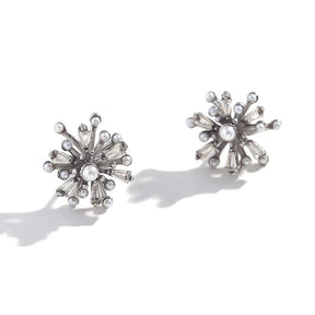 Brincos Elegância de Zircônia e Pérola