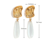 Brinco Gota de Água Banhado a Ouro 18K Burnetts