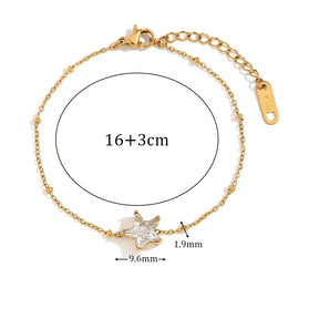 Pulseira Encanto Flor Esmaltada Burnetts Joias