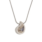 Colar Pingente Gota de Água Minimalista em Aço Inoxidável 18K