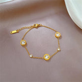 Pulseira de Cristal Vintage com Charme - Burnetts