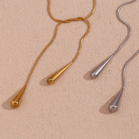 Colar Elegante de Corrente Cobra em Aço Inoxidável