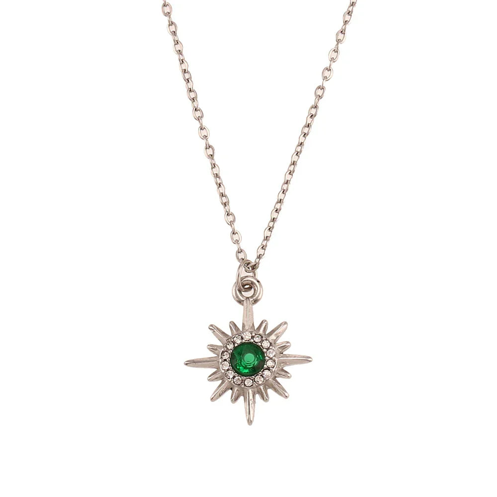 Colar Lucky Star com Zircônia e Pérola