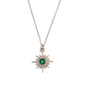 Colar Lucky Star com Zircônia e Pérola