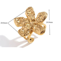 Anel Pétala Belle Banhado a Ouro 18k para Mulheres