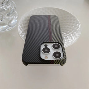 Capinha Para Iphone de Luxo em Fibra de Carbono
