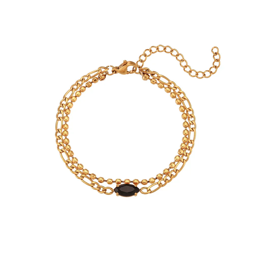 Pulseira Elegância Marquês Zircônia Burnetts Joias