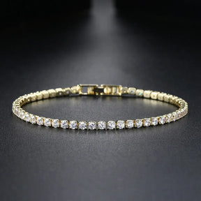 Pulseira de Tênis Multicolorida com Zircônia 2.5mm